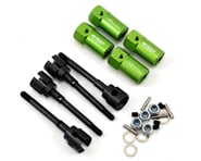 Team Integy SCX10 +15mm Extended Axle/Wheel Hub Set (Green) (4 Wheel Steering) | product-related