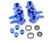 Team Integy Evo3 Aluminum Steering Block Set (Blue) | product-related