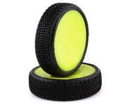 JConcepts Fuzz Bite LP 2.2 Mounted 2WD Front Buggy Tire (Yellow) (2) | product-also-purchased