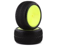 JConcepts Twin Pins 2.2" Pre-Mounted Rear Buggy Carpet Tires (Yellow) (2) | product-also-purchased