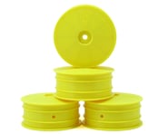 JConcepts 9.5mm Hex Mono 2.2 4WD Front Buggy Wheels (4) (B44.2) (Yellow) | product-related