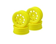 JConcepts 9 Shot 2.2 Dirt Oval Front Wheels (Yellow) (4) (B6.1/XB2/RB7/YZ2) | product-also-purchased