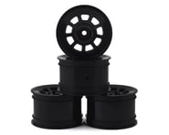 JConcepts 9 Shot 2.2 Dirt Oval Rear Wheels (Black) (4) (B6.1/XB2/RB7/YZ2) | product-related