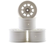 JConcepts 9 Shot 2.2 Dirt Oval Rear Wheels (White) (4) (B6.1/XB2/RB7/YZ2) | product-related