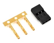 KO Propo Servo Connector Plug Set w/3 Gold Pins | product-related