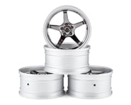 MST GT Wheel Set (Matte Silver/Black Chrome) (4) (Offset Changeable) | product-also-purchased