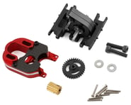 NEXX Racing SCX24 2204 Motor Mount & Conversion Gearbox Set (Black/Red) | product-related