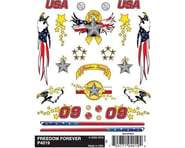 PineCar Dry Transfer Decals, Freedom Forever | product-related