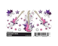 PineCar Dry Transfer Decals, Rockin' Diva | product-related