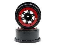 Pro-Line Split Six Bead-Loc Short Course Front Wheels (Black/Red) (2) | product-related