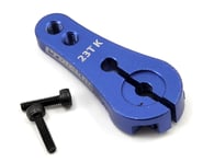 ProTek RC 4mm Aluminum Long Clamping Servo Horn (Blue) (23T-JR/Sanwa/KO) | product-related