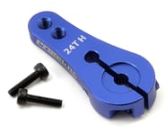 ProTek RC 4mm Aluminum Long Clamping Servo Horn (Blue) (24T-Hitec) | product-also-purchased