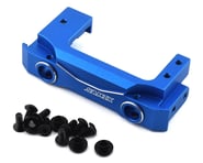Samix Enduro Aluminum Short Front Bumper Mount w/Adjustable Servo Mount (Blue) | product-related