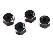 Samix SCX10 II Aluminum 12mm Hex Adapter (Black) (4) (8mm) | product-related