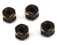 Samix SCX10 III Brass 12mm Hex Adapter (4) (8mm) | product-related