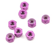 Schumacher 3mm Aluminum Nyloc Nut Set (Purple) (8) | product-related