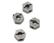 ST Racing Concepts 12mm Aluminum Hex Adapters (Gun Metal) (4) (Slash 4x4) | product-related