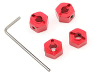 ST Racing Concepts 12mm Aluminum "Lock Pin Style" Wheel Hex Set (Red) (4) | product-related