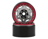 SSD RC 1.9” Champion Beadlock Wheels (Silver/Red) | product-related