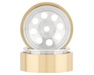 SSD RC 1.0” Aluminum/Brass 8 Hole Beadlock Wheels (Silver) (2) | product-also-purchased