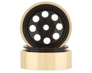SSD RC 1.0” Aluminum/Brass 8 Hole Beadlock Wheels (Black) (2) | product-related