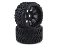 Sweep Terrain Crusher Belted Pre-Mounted Monster Truck Tires (Black) (2) | product-related