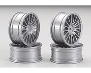 Tamiya Medium Narrow 18-Spoke 1/10 Scale On Road Wheels (Silver) (4) | product-related