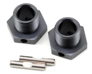Tekno RC 17mm Aluminum Wheel Hub Set w/Pins (Gun Metal) (2) | product-also-purchased