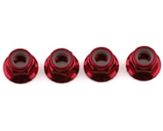 Traxxas 4mm Aluminum Flanged Serrated Nuts (Red) (4) | product-also-purchased