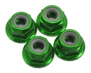 Traxxas 4mm Aluminum Flanged Serrated Nuts (Green) (4) | product-also-purchased