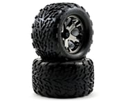 Traxxas Talon Front Tires w/All-Star Wheels (2) (Black Chrome) | product-related
