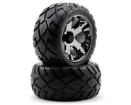Traxxas Anaconda Tires w/All-Star Front Wheels (2) (Black Chrome) | product-related