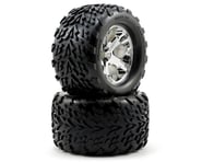 Traxxas Talon Pre-Mounted 2.8" Tires w/All-Star Front Wheels (2) (Chrome) | product-related