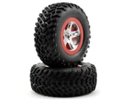 Traxxas 2.2/3.0 Tire w/SCT Rear Wheel (2) (Satin Chrome) | product-related