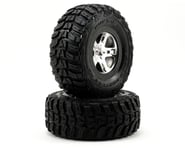 Traxxas Kumho Venture MT Tire w/SCT Rear Wheel (2) (Satin Chrome) | product-related