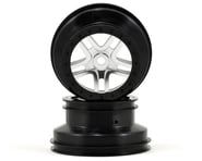 Traxxas Dual Profile Split-Spoke SCT Wheels (Satin Chrome/Black-2) (Slayer Pro) | product-related