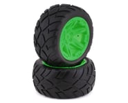 Traxxas Anaconda 2.8" Pre-Mounted Tires w/RXT Electric Rear Wheels (2) (Green) | product-related