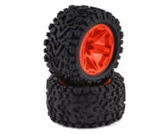 Traxxas Talon EXT TSM 2.8" Pre-Mounted Tires w/RXT Wheels (2) (Orange) | product-related