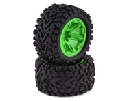 Traxxas Talon EXT TSM 2.8" Pre-Mounted Tires w/RXT Wheels (2) (Green) | product-related