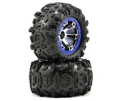 Traxxas Pre-Mounted Canyon AT Tires (Geode Beadlock) (2) (Chrome/Blue) | product-also-purchased