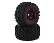 Traxxas Maxx All-Terrain Pre-Mounted Tires (2) (Black/Red) | product-also-purchased
