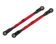 Traxxas WideMaxx Aluminum Toe Link Tubes (Red) (2) | product-related