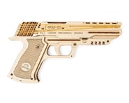 UGears Wolf-01 Handgun Rubber Band Firing Wooden 3D Model | product-related