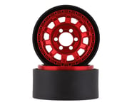 Vanquish Products KMC 1.9 KM236 Tank 1.9 Beadlock Crawler Wheels (Red) (2) | product-also-purchased