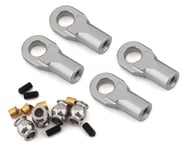 Vanquish Products M4 Machined Straight Rod Ends (Silver) (4) | product-related