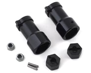Xtra Speed SCX10 Tanky Tracks Aluminum Rear Hub w/Hex Adapter (Black) (2) | product-also-purchased