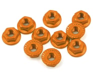 Yeah Racing 4mm Aluminum Serrated Lock Nut (10) (Gold) | product-related
