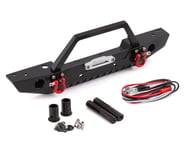 Yeah Racing Traxxas TRX-4/Axial SCX10 II Aluminum Front Bumper w/LEDs (Black) | product-related