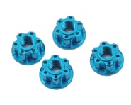 Yeah Racing 4mm Aluminum Serrated Wheel Lock Nut (4) (Blue) | product-also-purchased