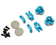 Yeah Racing Aluminum CNC Magnetic Invisible Body Mount (Blue) | product-related